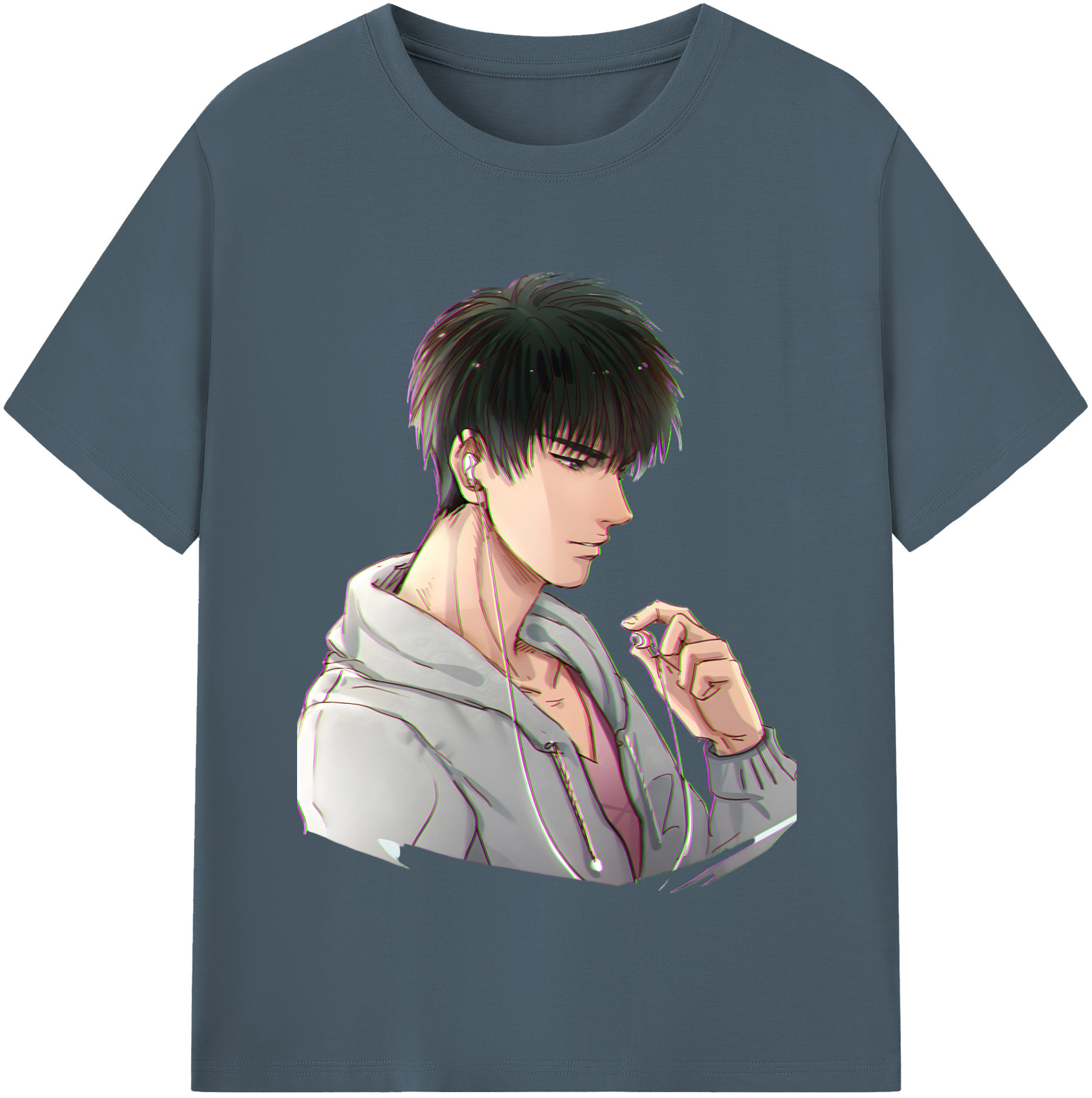 SLAM DUNK／スラムダンク 綿100％半袖Tシャツ（フロントプリント）
